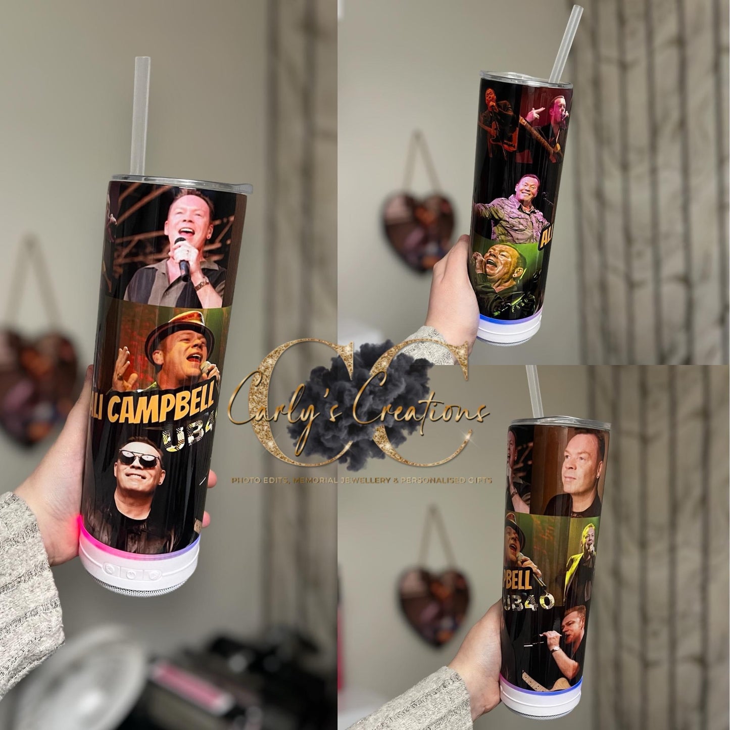 Bluetooth speaker tumbler - choose any design