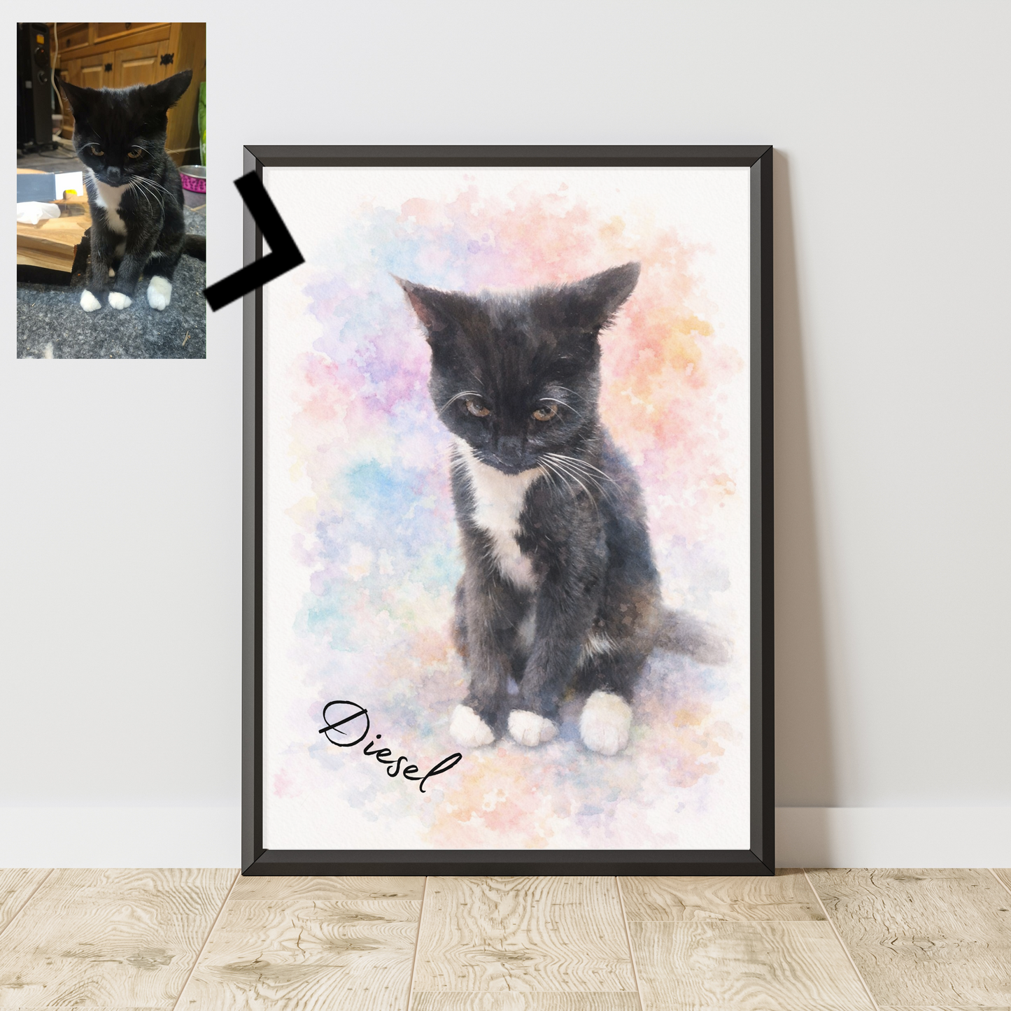Pet edit & A4 print (unframed)