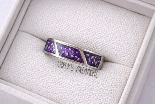 unisex channel memorial ring