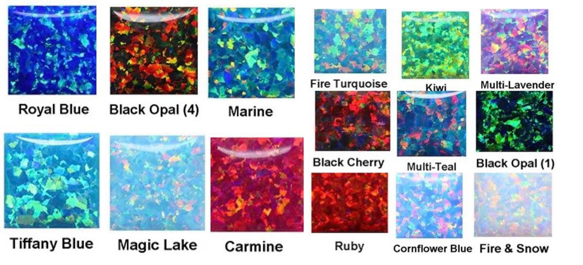 Forget me not flower necklace