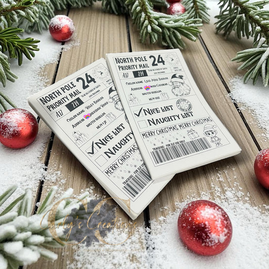 Personalised Christmas labels x20