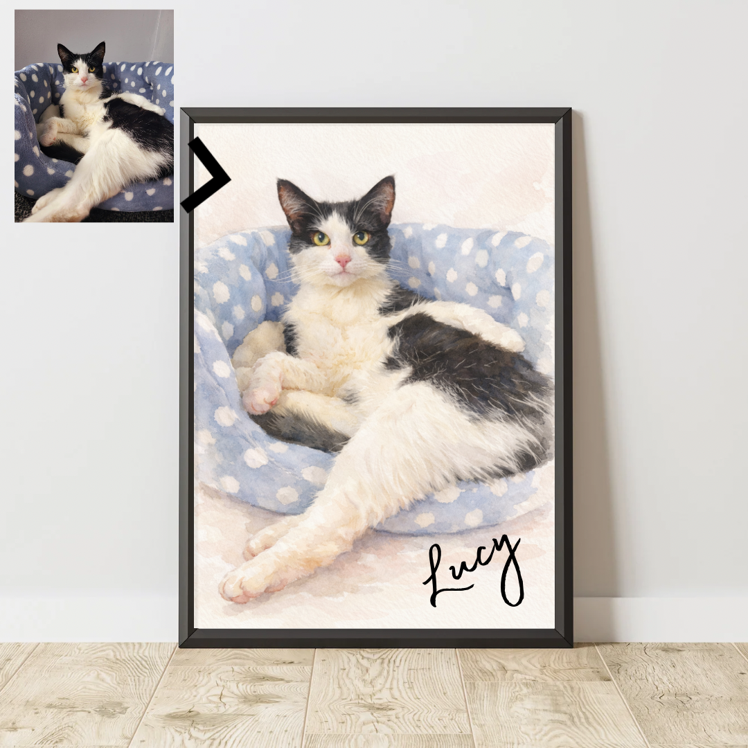 Pet edit & A4 print (unframed)