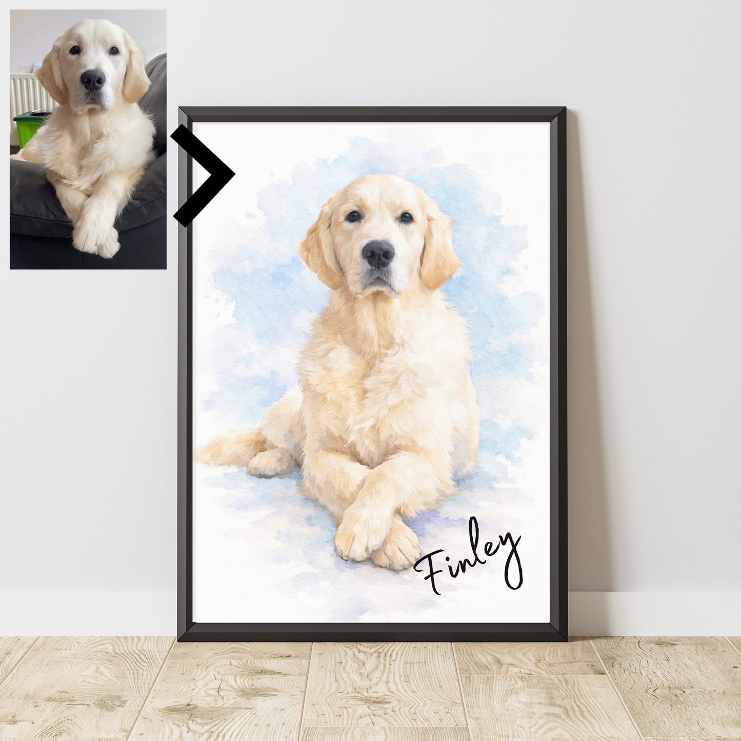 Pet edit & A4 print (unframed)