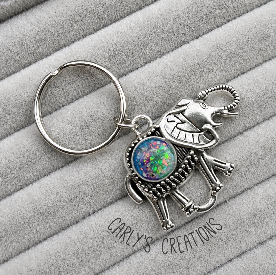 Elephant memorial keyring
