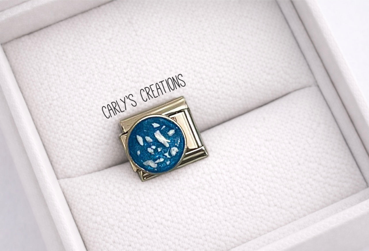 Round charm (suitable for nomination bracelet)