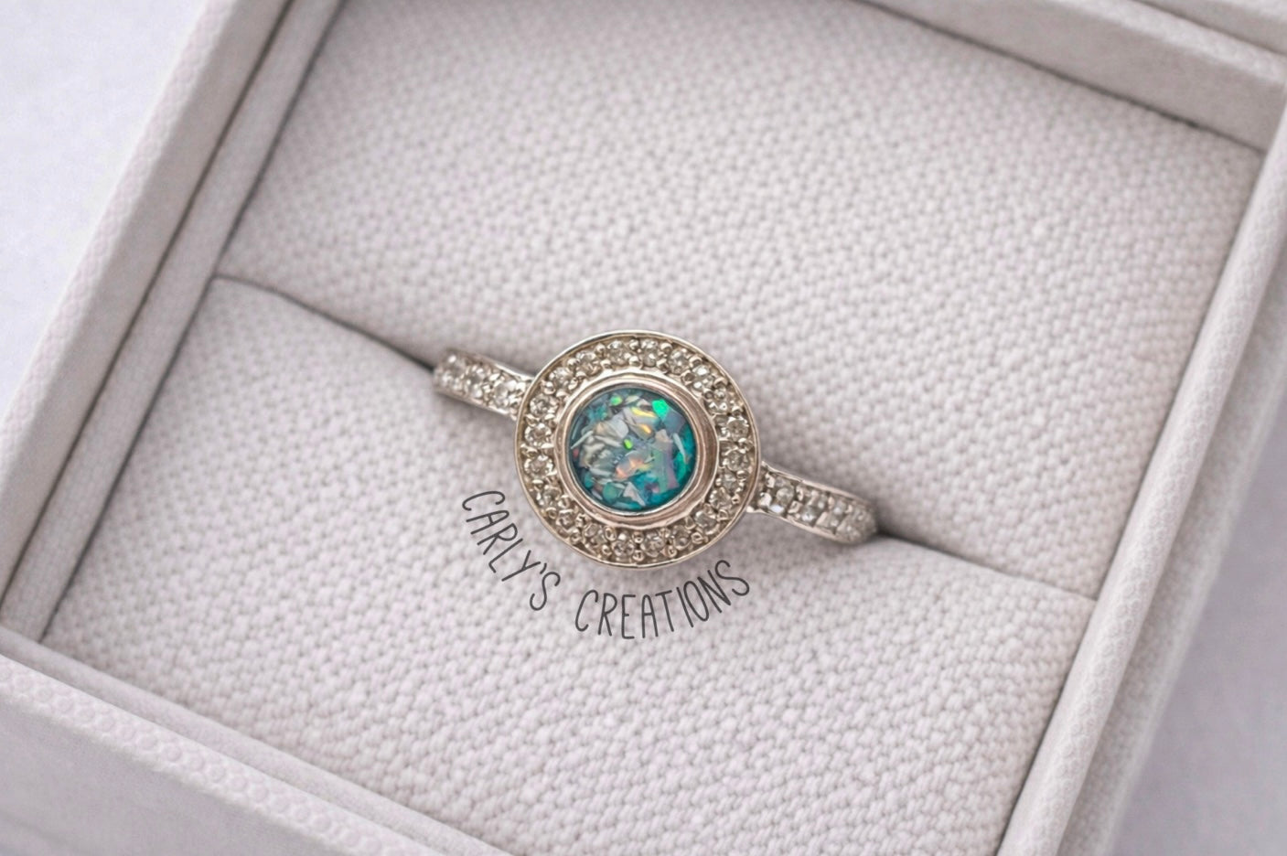 Halo  memorial ring