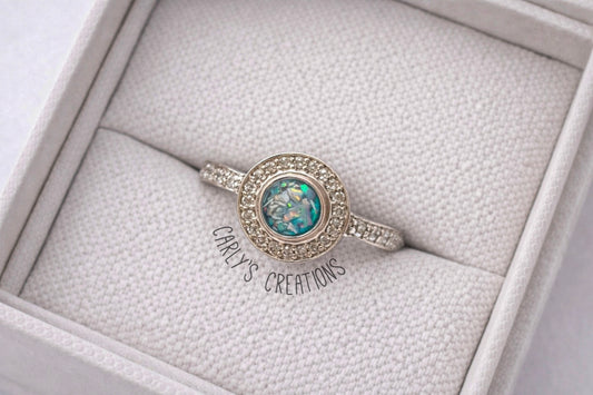 Halo  memorial ring