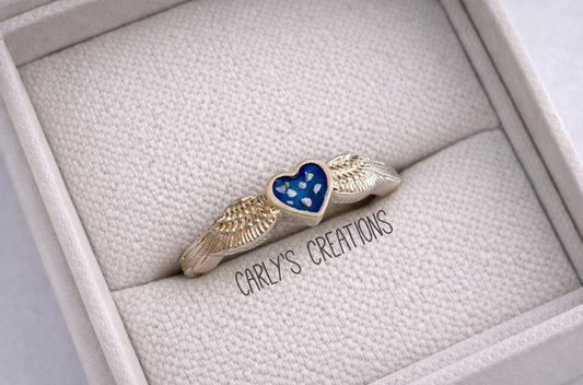 Angel Wings memorial Ring