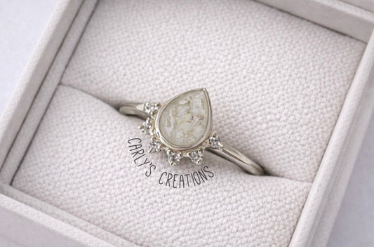 Raindrop Memorial Ring