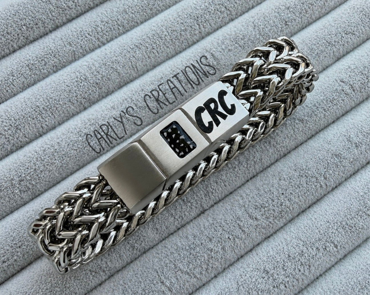 Stainless steel chunky bracelet
