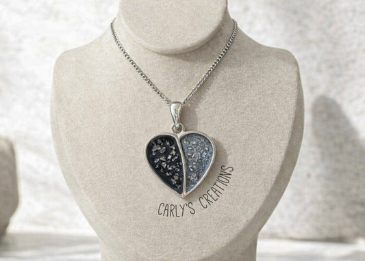Split Heart Necklace