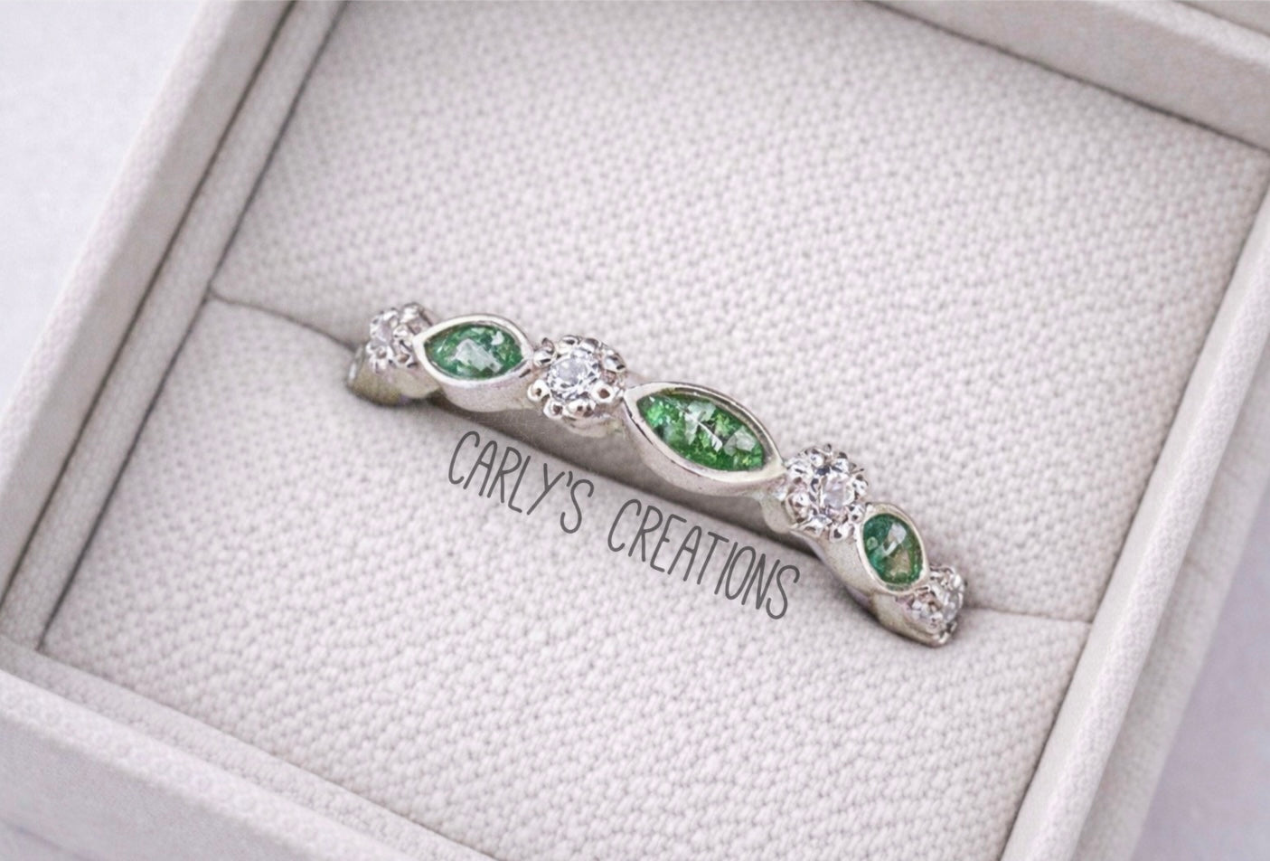 Smooth Edge Marquise Memorial Ring