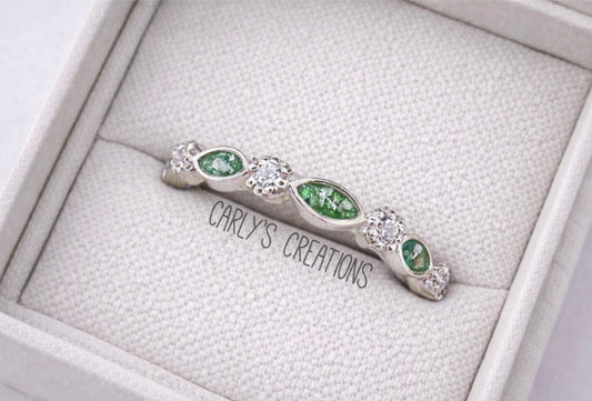 Smooth Edge Marquise Memorial Ring