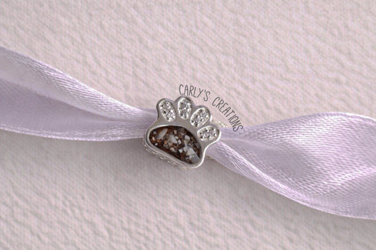 Paw print charm
